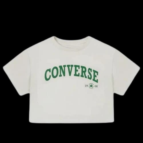 Converse Retro Chuck Cropped T-Shirt 'Egret' (Women's)