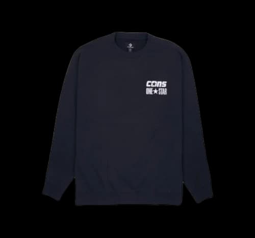 Converse CONS One Star Crew Sweatshirt 'Black'