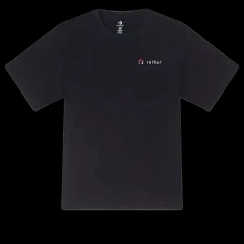 Converse Summer Verbiage T-Shirt 'Black' (Women's)