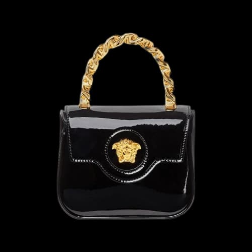 Versace Evening Bag 'Black/Versace Gold'
