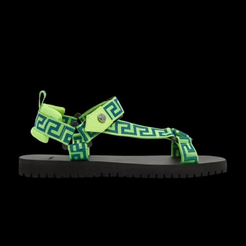 Versace La Greca Sandal 'Neon Green'