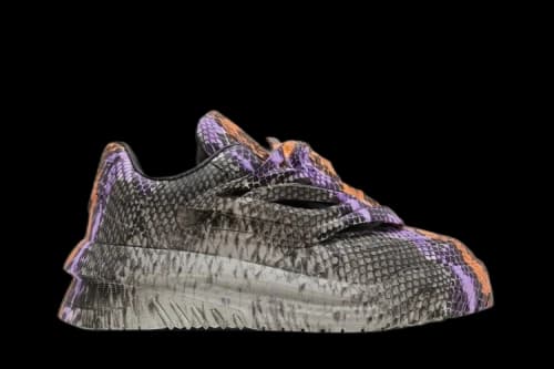 Versace Odissea Caged Rubber Medusa Sneaker 'Grey Orange Python'