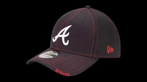 New Era Atlanta Braves Neo 39Thirty Stretch Fit Cap Maroon