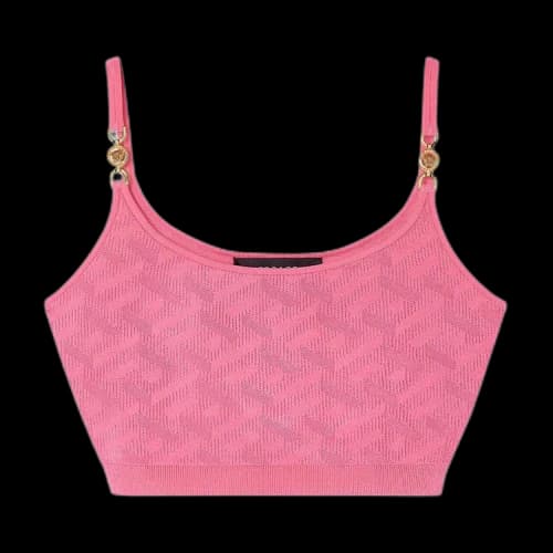 Versace Knit Tank Top 'Pink Paradise'