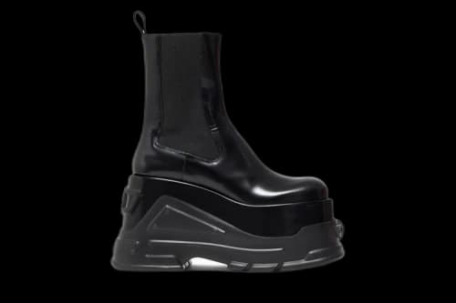 Versace Leather Platform Boot 'Black' (Women's)