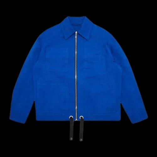 Versace 4 Pocket Zip Jacket 'Blue'