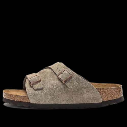 Birkenstock Zrich Soft Footbed Suede Leather 'Taupe'