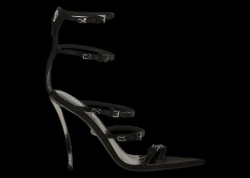 Versace Pin-Point Sandals Black (Women's)
