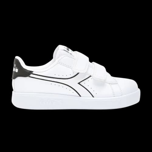 Diadora Game P Little Kid 'White Black'