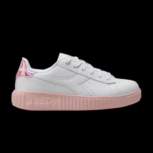 Diadora Game Step Big Kid 'White Pink Peachskin'