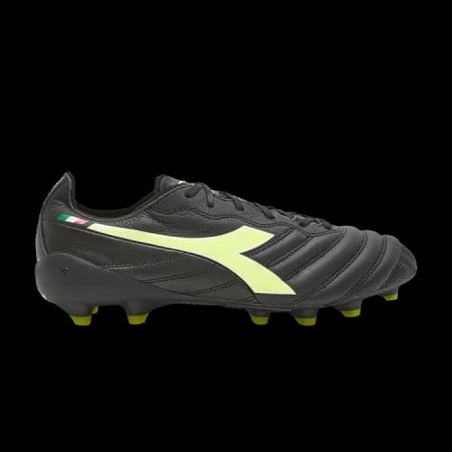 Diadora Brasil Elite 2 Tech Made in Italy LPX 'Black Fluorescent Yellow'