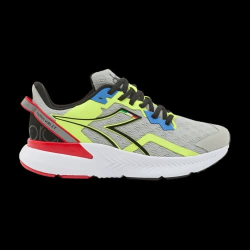 Diadora Mythos Volo 3 Big Kid 'Silver Black Yellow'