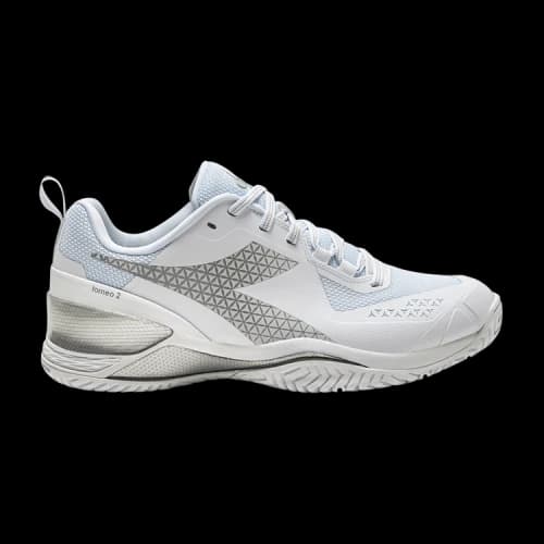 Diadora Blushield Torneo 2 AG 'White Silver' (Women's)