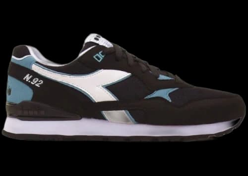 Diadora N.92 Black Dusty Blue White