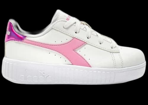 Diadora Game Step White Pink Metallic Purple (PS)