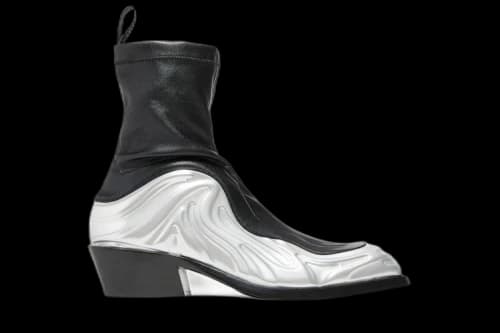 Versace Solare Boots 'Silver Black'