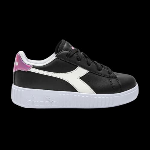 Diadora Game Step 2.0 Little Kid 'Black Blanc De Blanc'