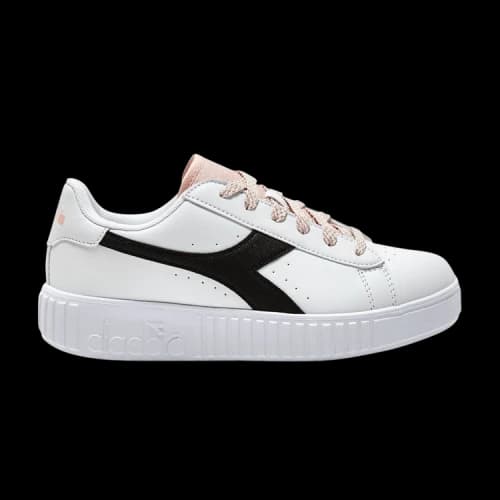 Diadora Game Step P Glitch Big Kid 'White Black'