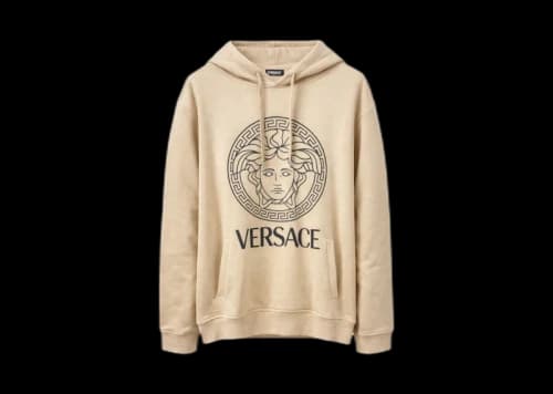 Versace Modern Medusa Hoodie Caramel Brown