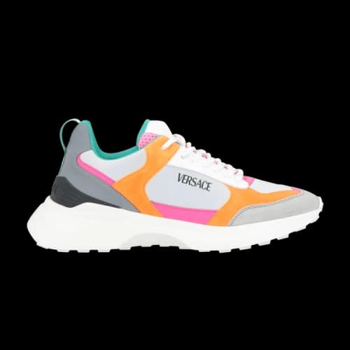 Versace Sneakers 'Light Grey Fuchsia Orange' (Women's)