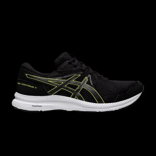 ASICS Gel-Contend 7 4E Wide 'Black Hazard Green'
