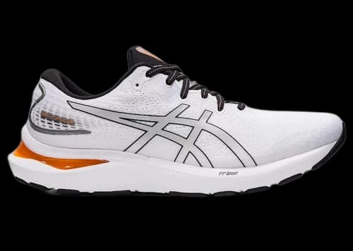 ASICS Gel-Cumulus 24 White Piedmont Grey Orange