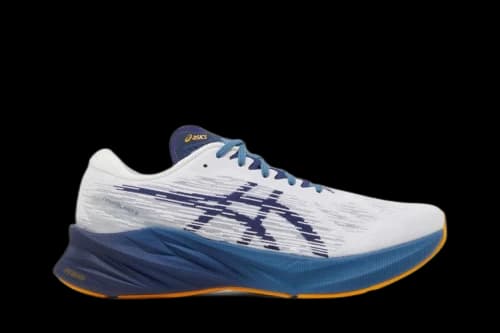 ASICS Novablast 3 White Deep Ocean