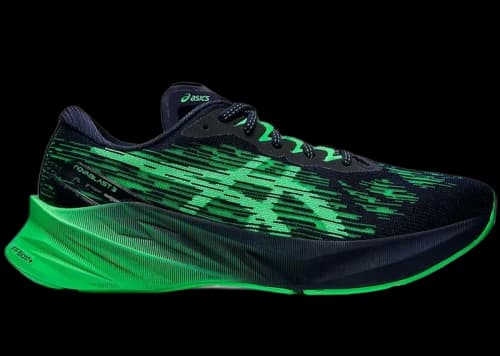 ASICS Novablast 3 Midnight New Leaf Green