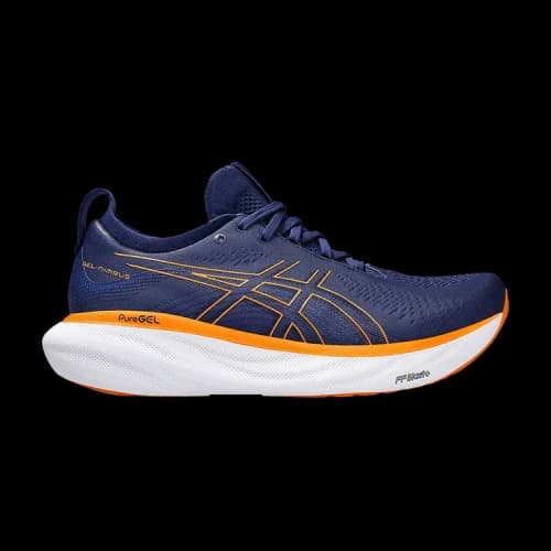 ASICS Gel Nimbus 25 Wide 'Deep Ocean Bright Orange'