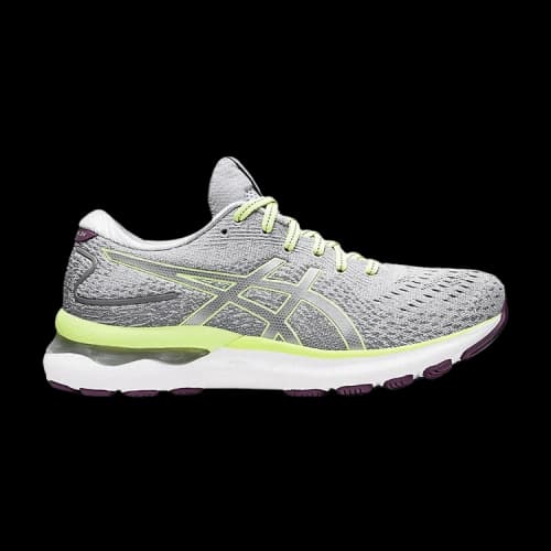 ASICS Gel-Nimbus 24 'Piedmont Grey Lime Green' (Women's)
