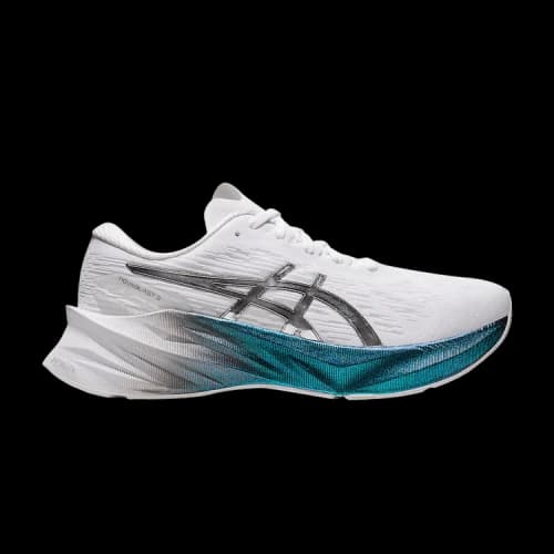 ASICS Novablast 3 Platinum 'White Metallic Blue' (Women's)