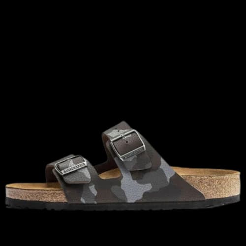 Birkenstock Arizona Soft Footbed Slide Sandals 'Camo Brown'