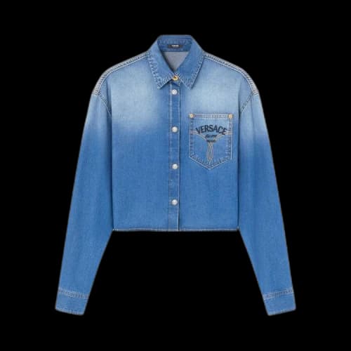 Versace Denim Shirt 'Medium Blue'
