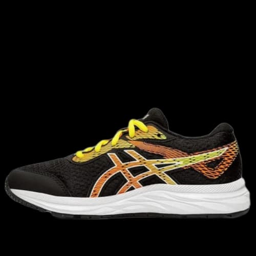 (GS) ASICS Gel-Excite 6 Shoes 'Black Shocking Orange'