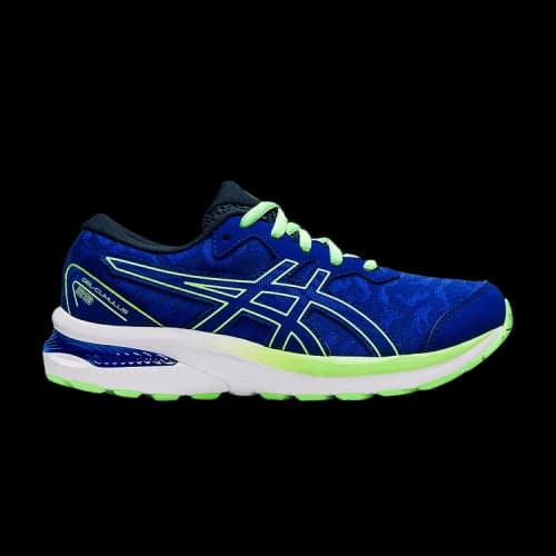 (GS) ASICS Gel-Cumulus 23 'Mako Blue Bright Lime'