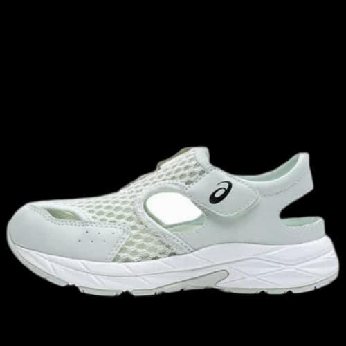 (GS) ASICS Lifestyle Sandals 'Green White'