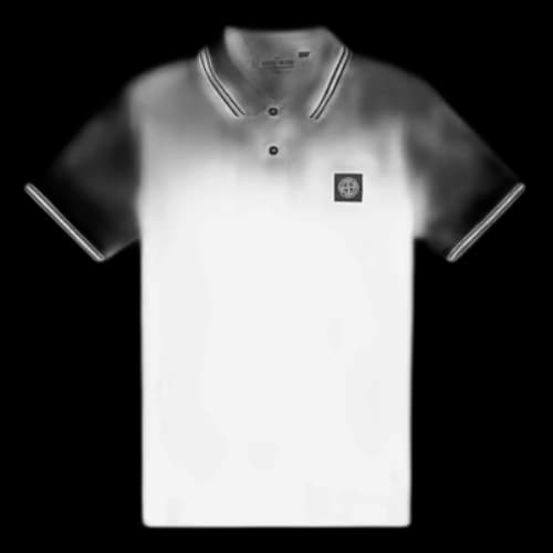 STONE ISLAND Patch Tipped Polo Shirt 'White'