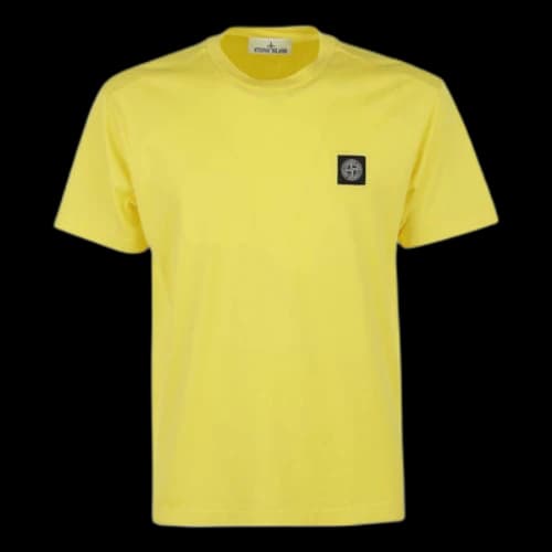 STONE ISLAND Patch T-shirt 'Yellow'