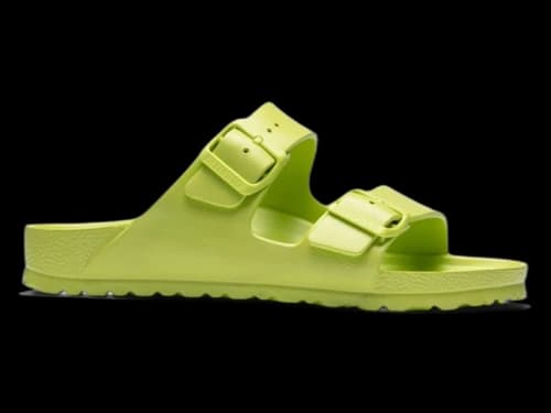 Birkenstock Unisex Arizona Essentials Slide-On Sandal Active Lime (Narrow Fit)