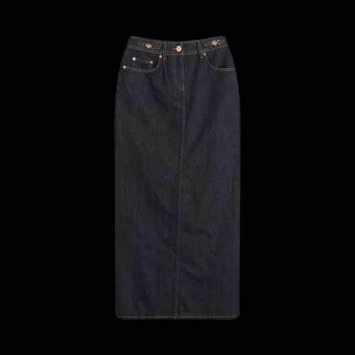Versace Denim Skirt 'Dark Blue'