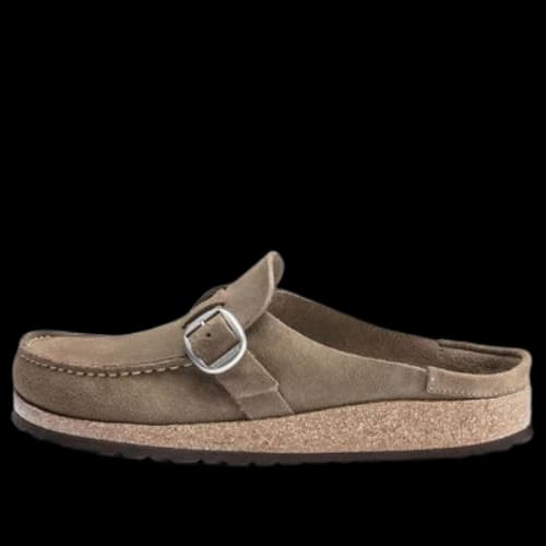 Birkenstock Buckley Suede Leather 'Gray Taupe' (Women's)