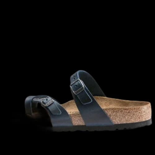 Birkenstock Mayari Waxy Leather Narrow Fit 'Blue' (Women's)