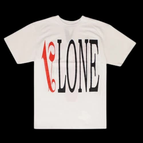 Vlone x Palm Angels Logo T-Shirt 'White/Red'