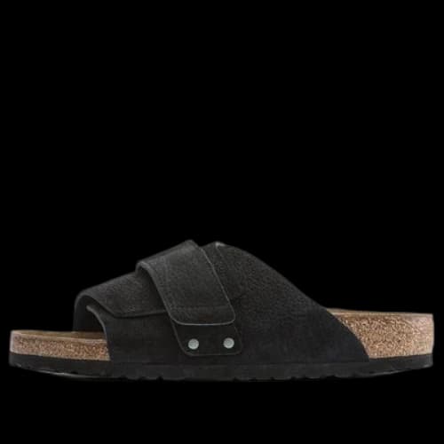 Birkenstock Kyoto Nubuk Leather 'Desert Buck Black'