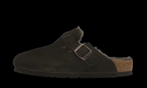 Birkenstock Boston Shearling Suede Mocca