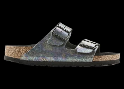 Birkenstock Arizona Microfiber Black Iridescent (Women's)