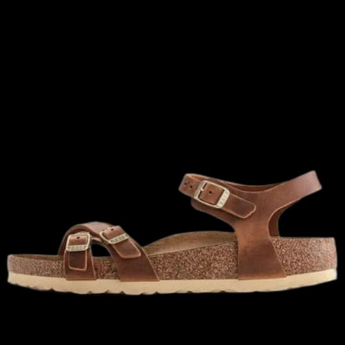 Birkenstock Kumba Oiled Leather Narrow Fit 'Cognac' (Women's)