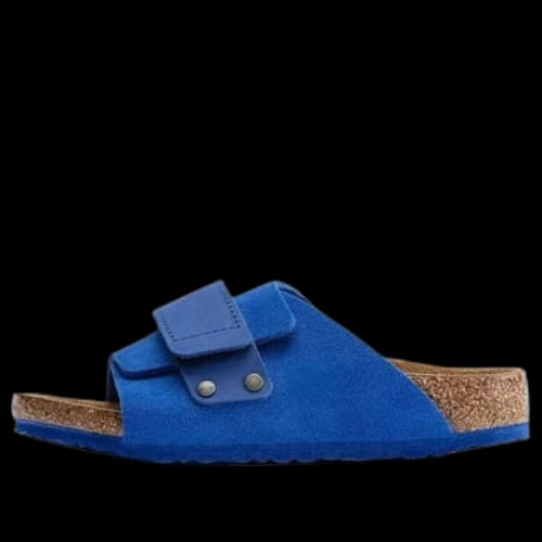 (PS)Birkenstock Kyoto Kids Suede Nubuck 'Ultra Blue'