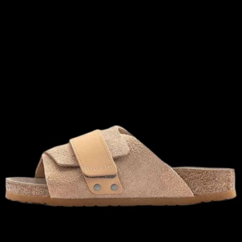 Birkenstock Kyoto Nubuck Suede Sandals 'Clay'