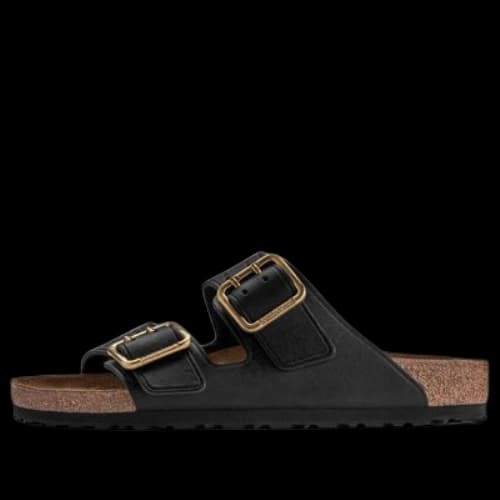 Birkenstock Arizona Bold Leather Sandals 'Black'